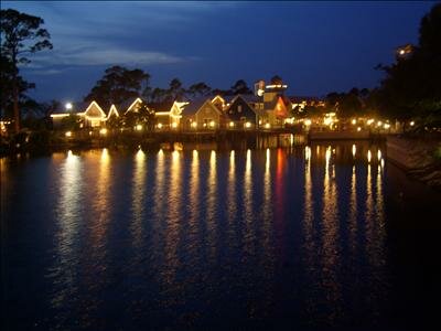 Baytowne Wharf Sandestin at Night Baytowne Wharf Sandestin at Night